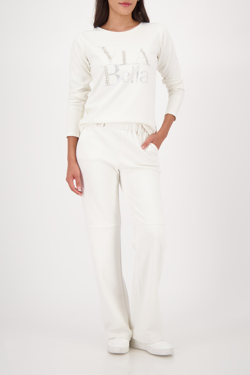 Langarmshirt - Strassbesatz