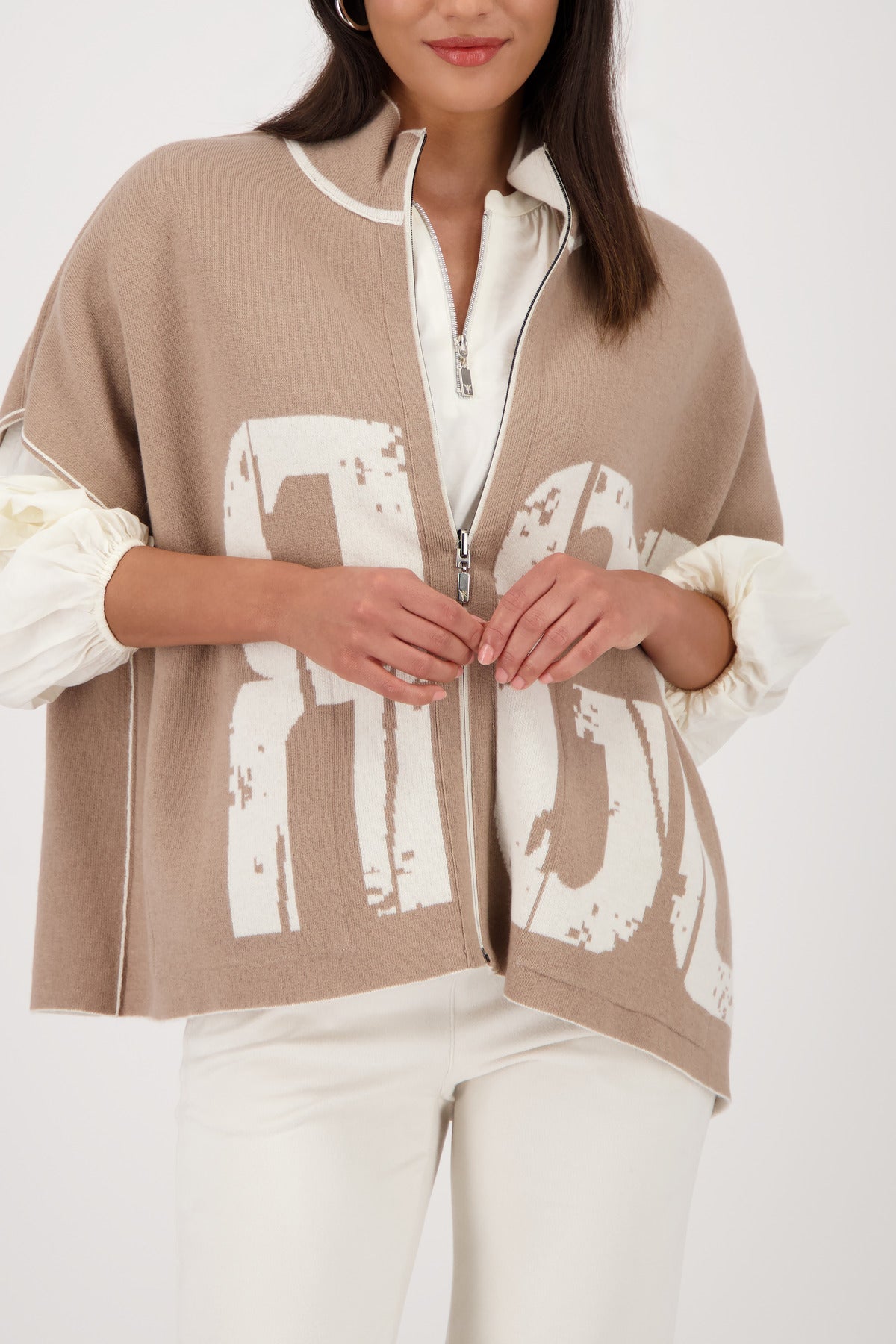 Strickjacke - Oversize