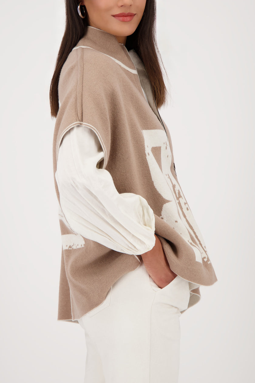 Strickjacke - Oversize