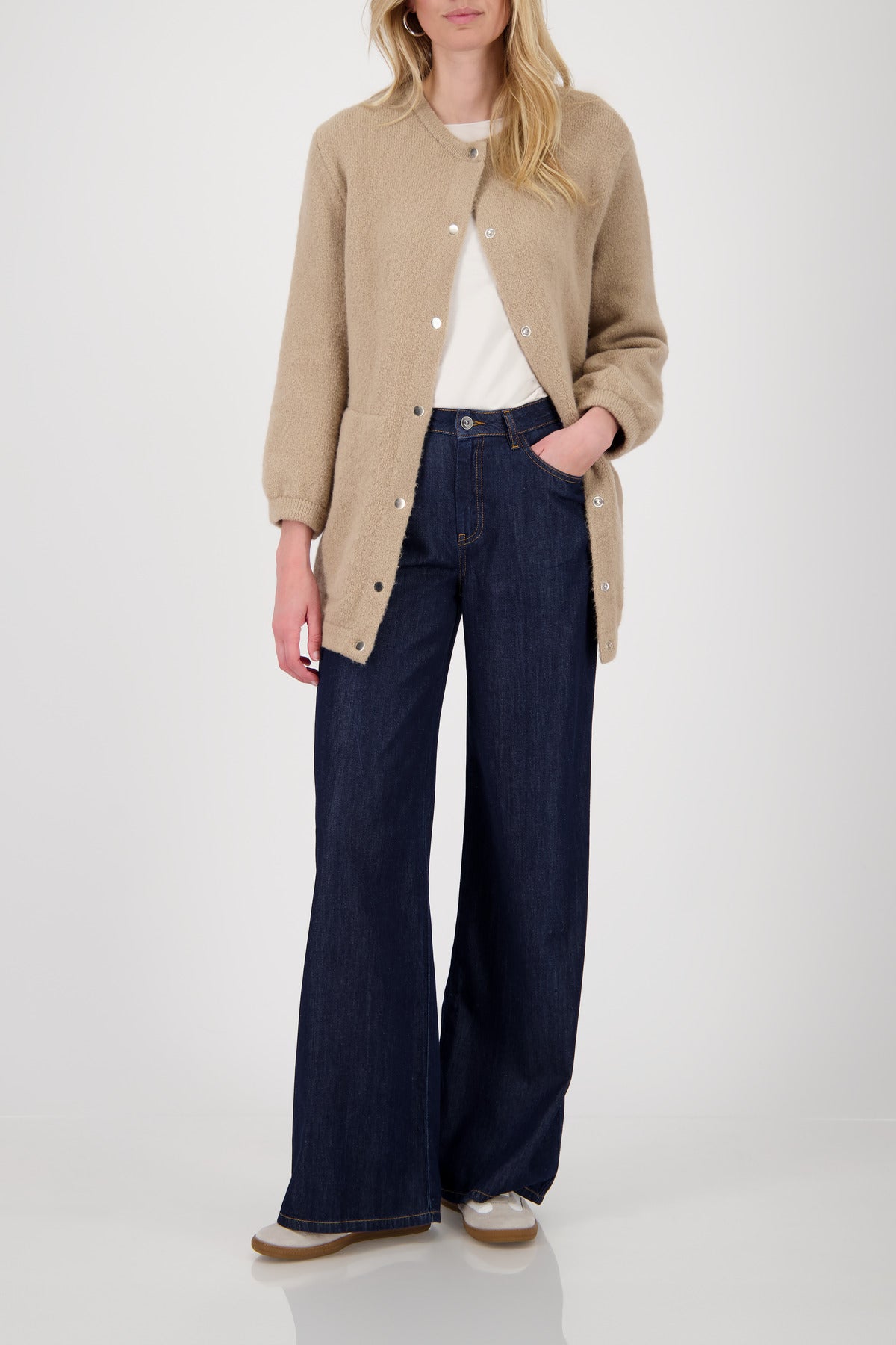 Strickjacke - Wollmix