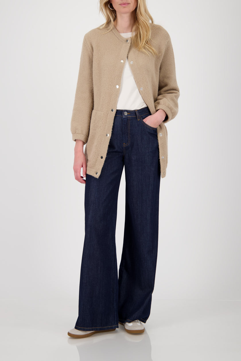 Strickjacke - Wollmix