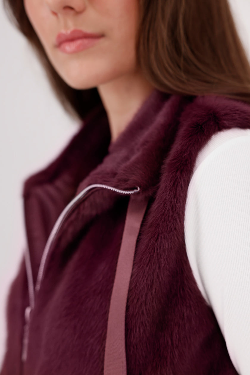 Weste - Fake Fur