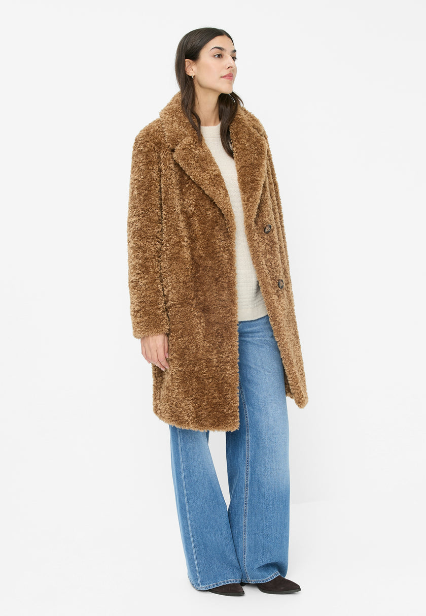 Webpelzmantel - Kurz