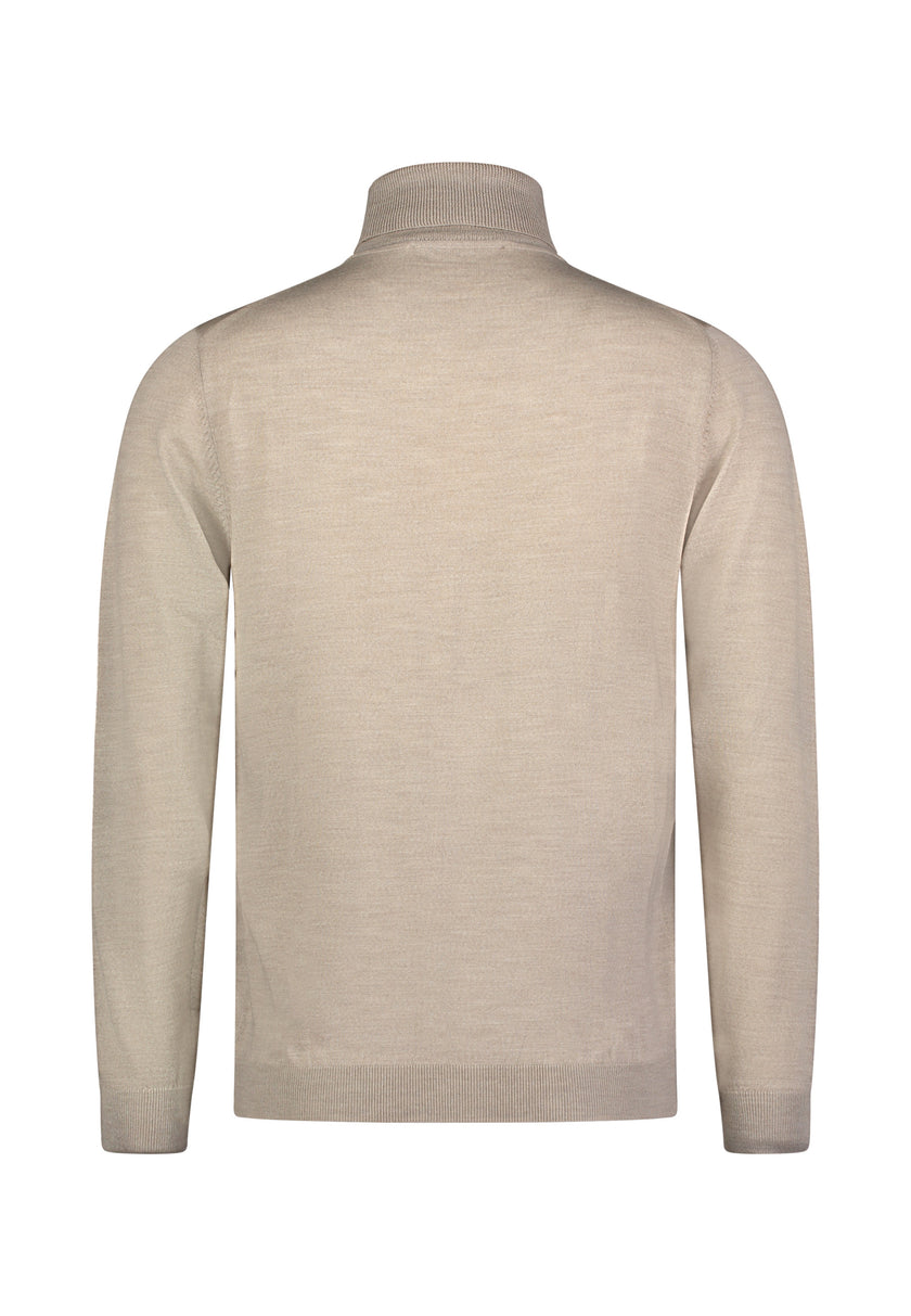 Feinkstrickpullover - Rollkragen