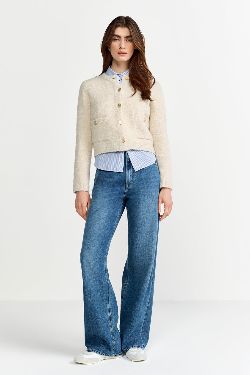 Cardigan -  Bouclé