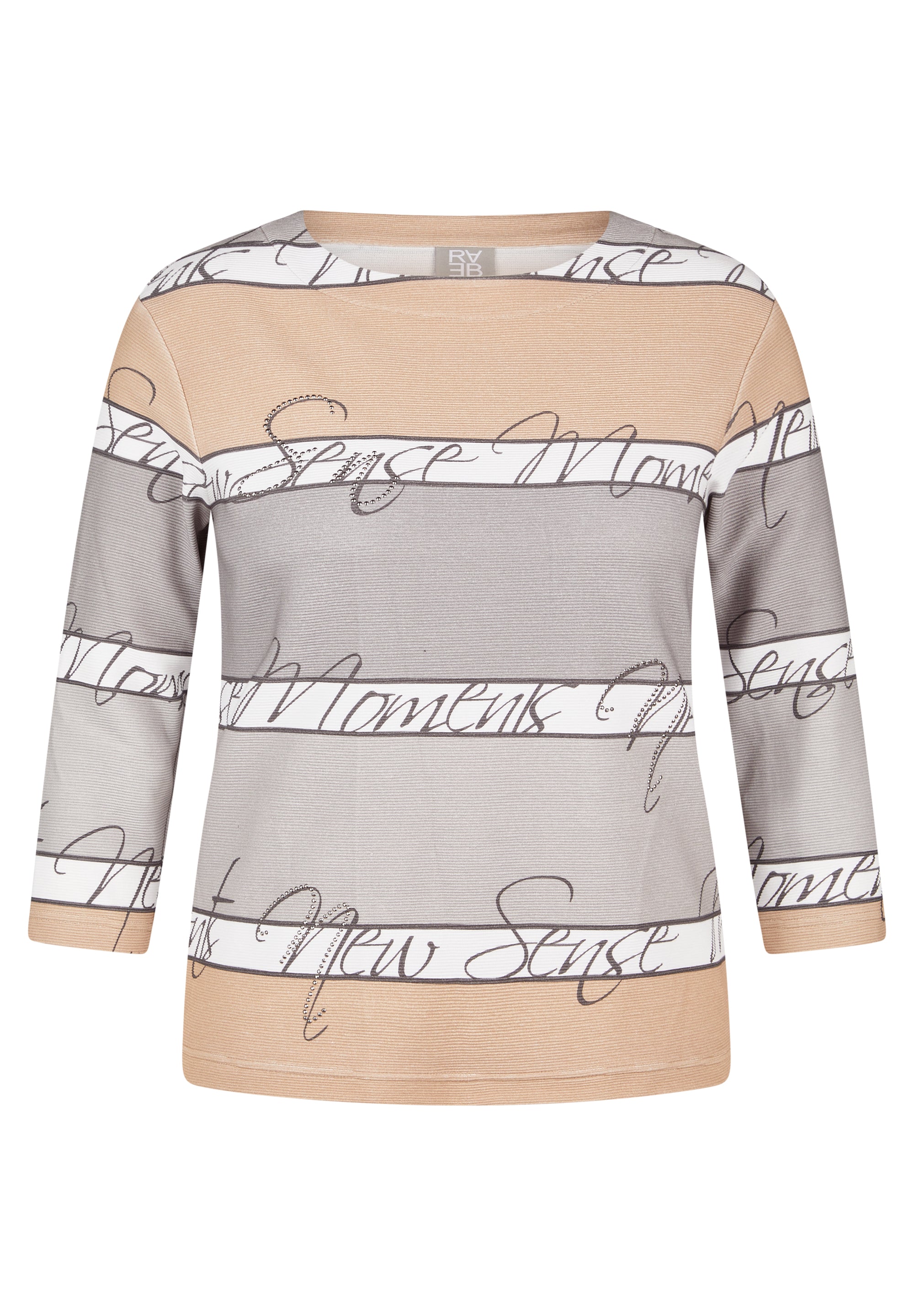 Langarmshirt - Blockstreifen