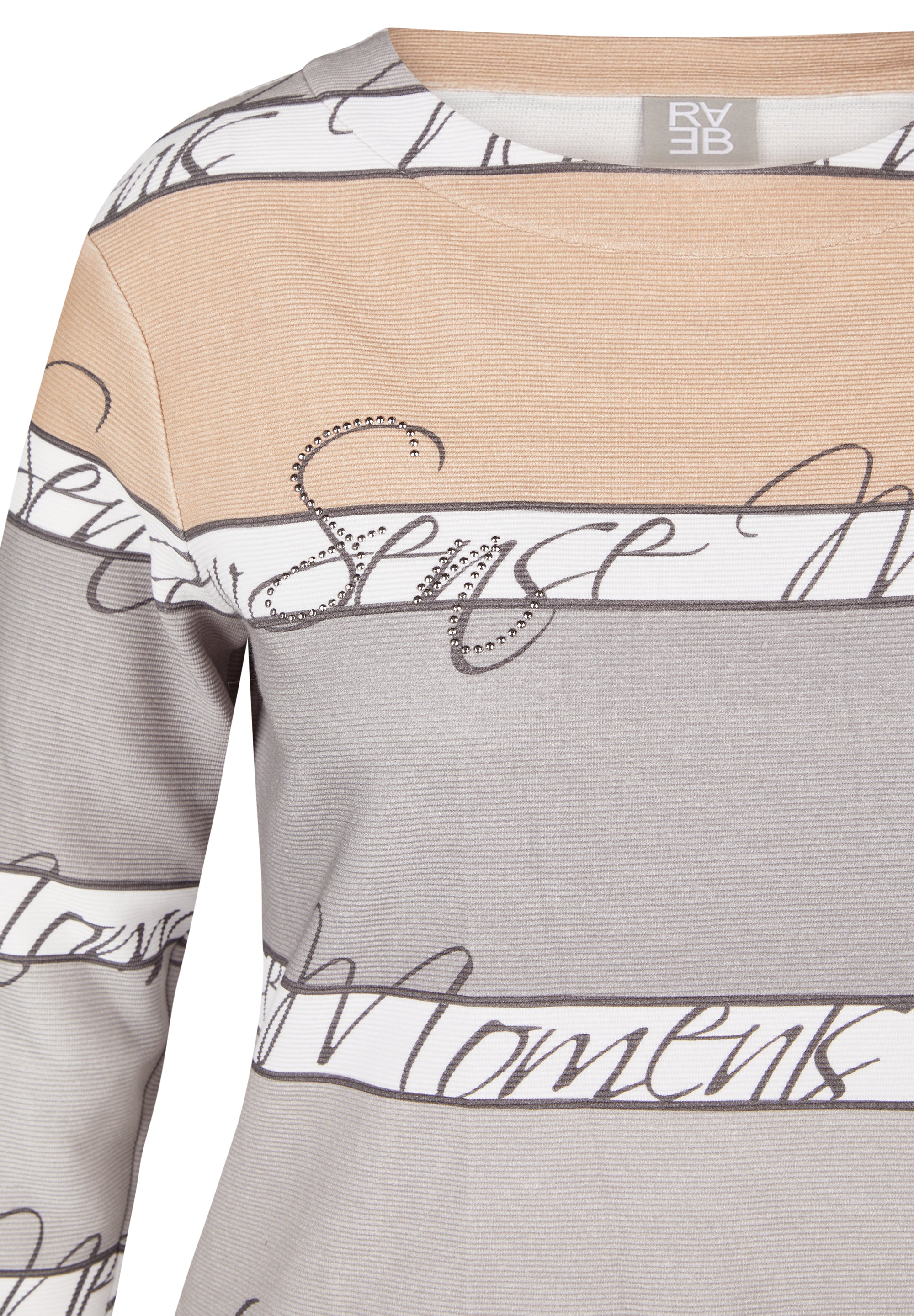 Langarmshirt - Blockstreifen