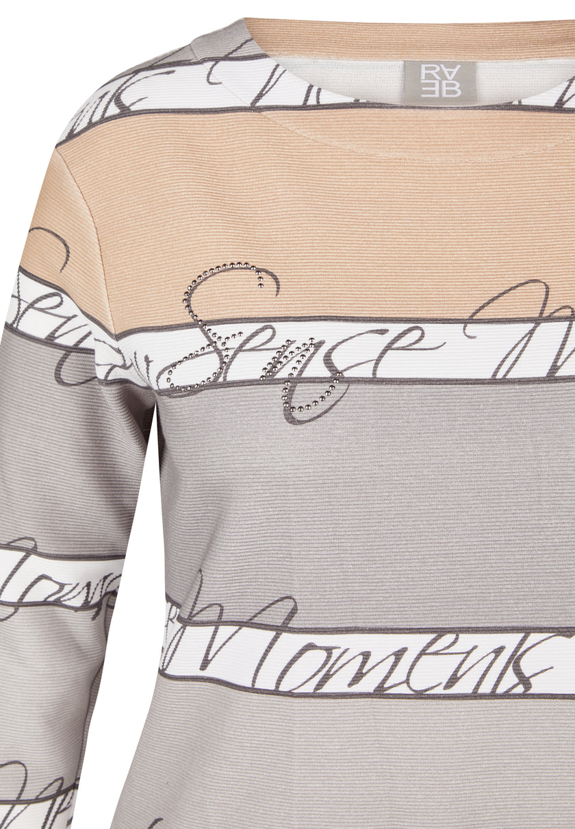 Langarmshirt - Blockstreifen