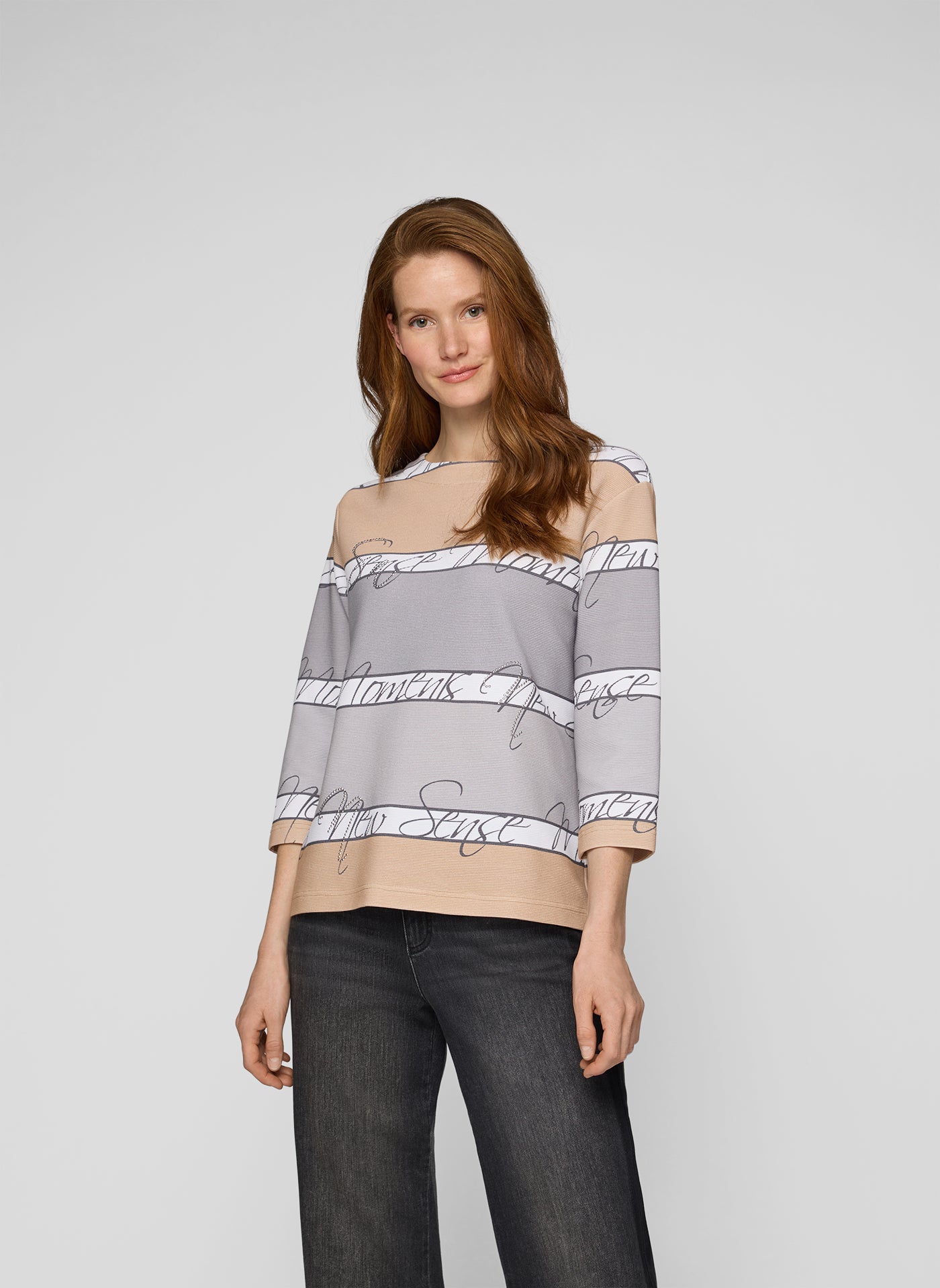 Langarmshirt - Blockstreifen