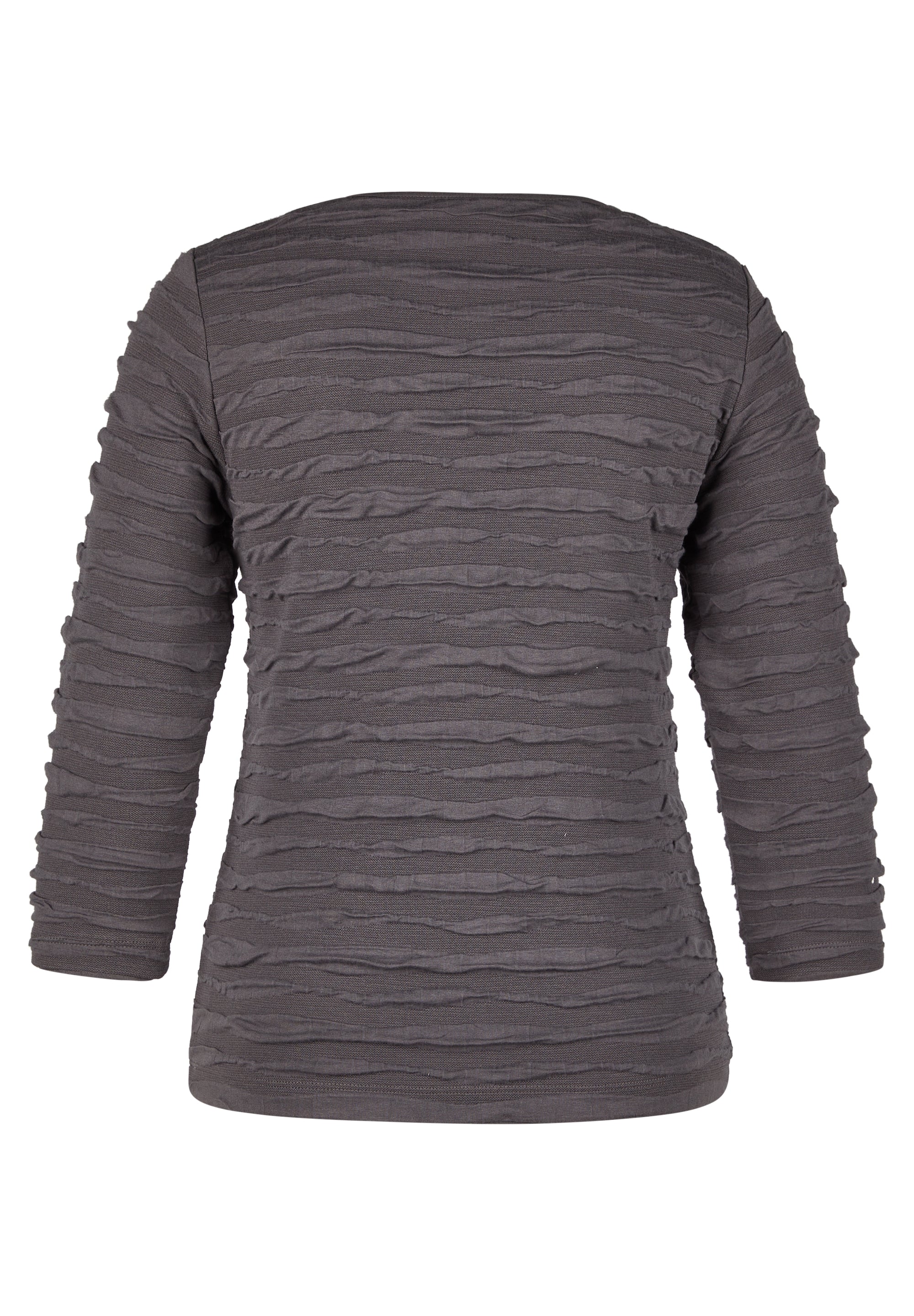 Langarmshirt - Wellenstruktur