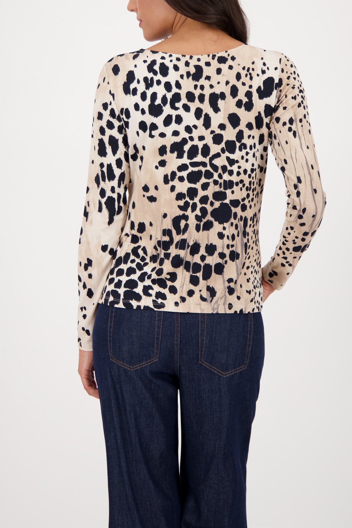 Langarmshirt - Animalprint