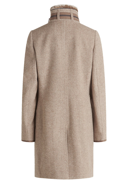 Wollmantel - Stehkragen