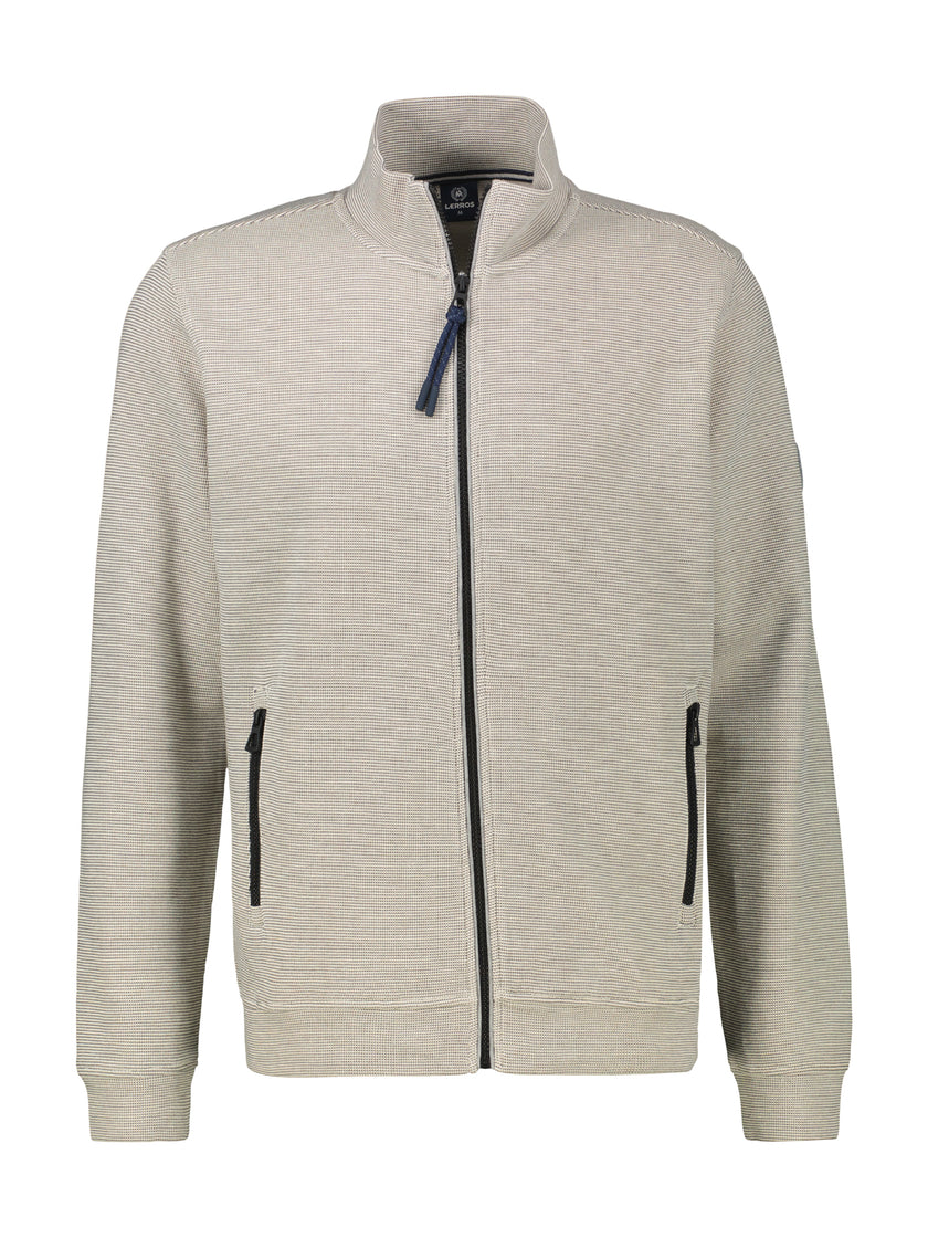 Sweatjacke - Stehkragen