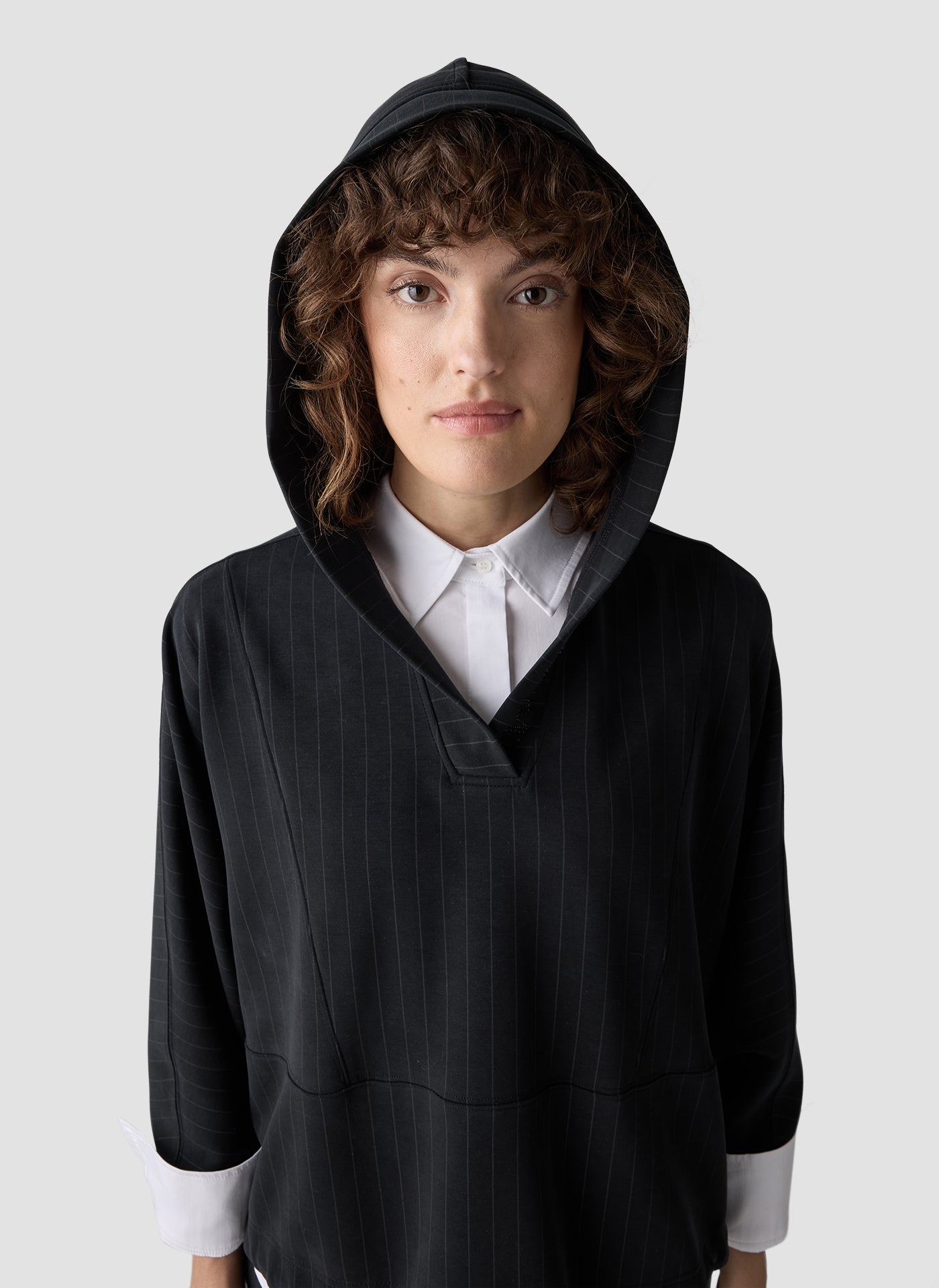 Langarmshirt - Zebra Noir