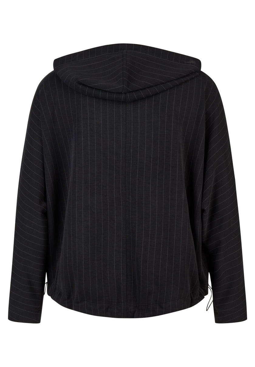 Langarmshirt - Zebra Noir