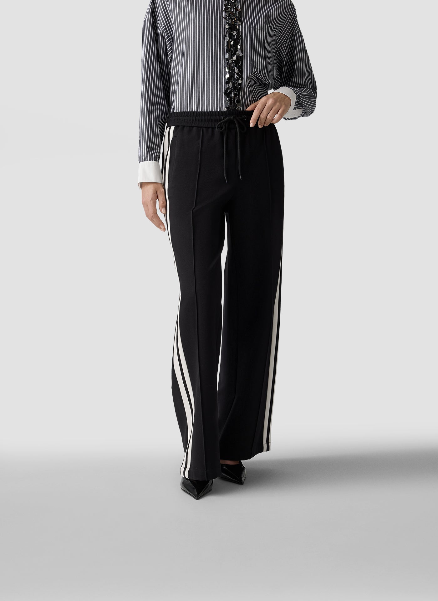 Hose - Joggpants - Zebra Noir