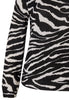 Langarmshirt - Zebra Noir