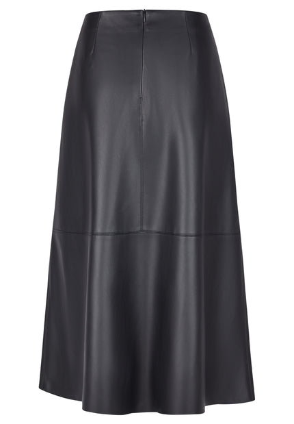 Midirock - Lederimitat - Zebra Noir