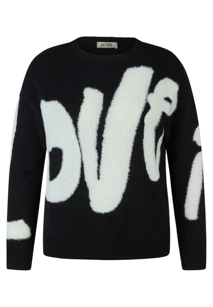 Pullover - Zebra Noir