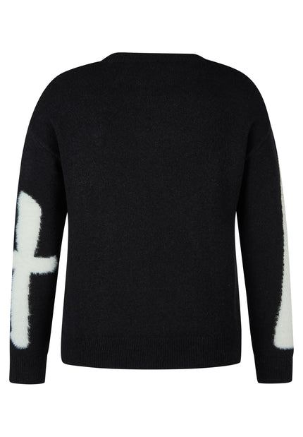 Pullover - Zebra Noir