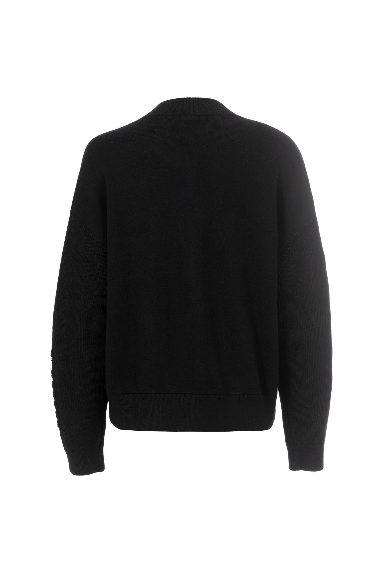 Strickjacke - Stehkragen