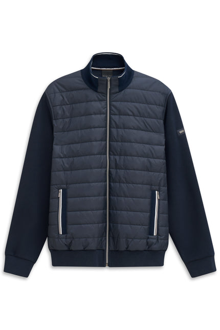 Sweatjacke - Steppeinsätze