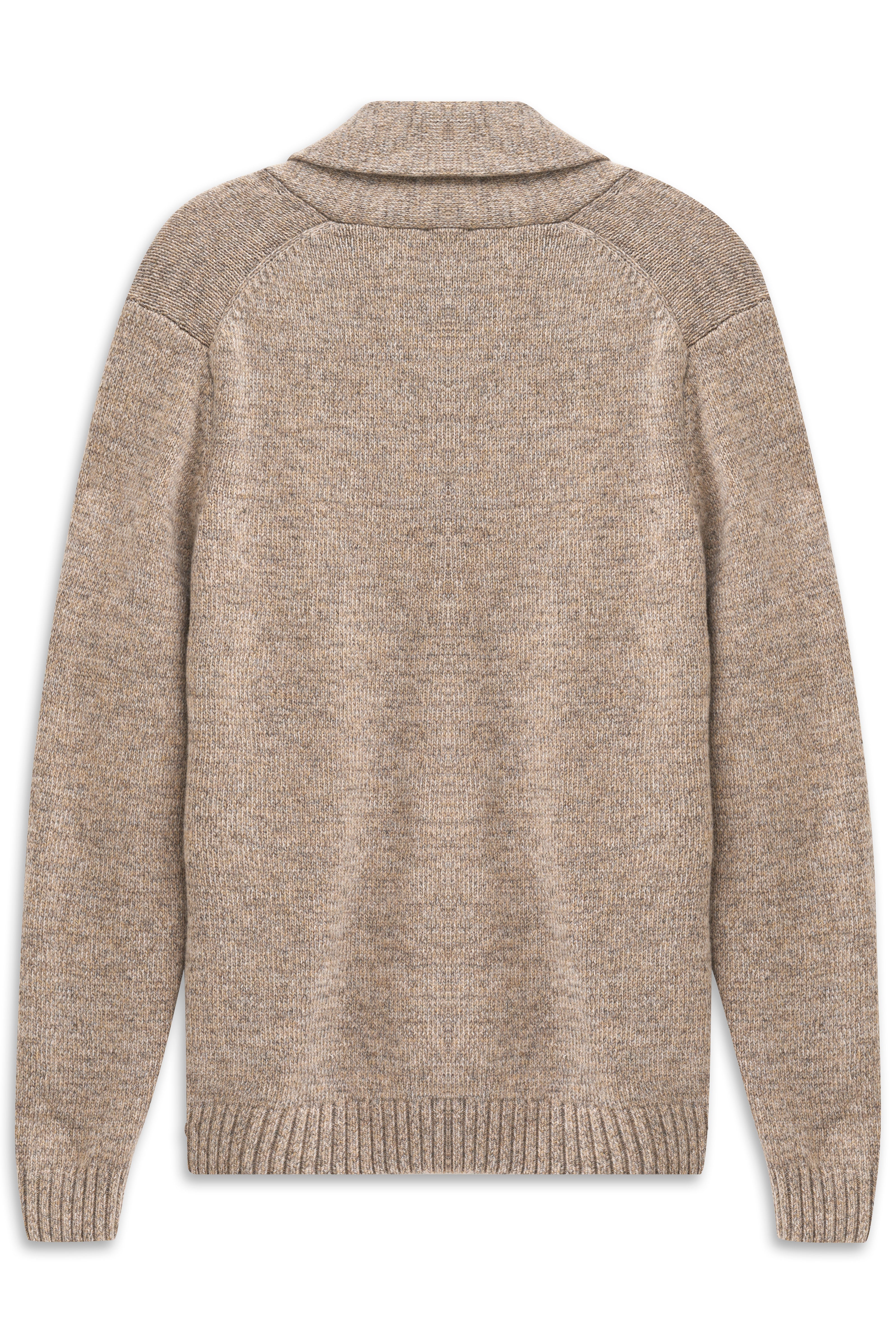 Strickjacke - Schalkragen