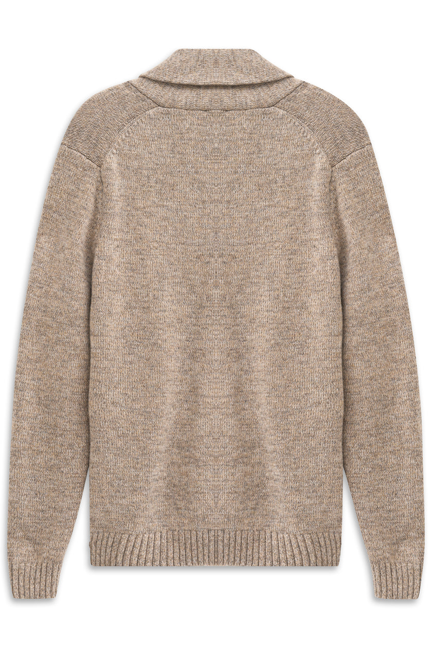 Strickjacke - Schalkragen