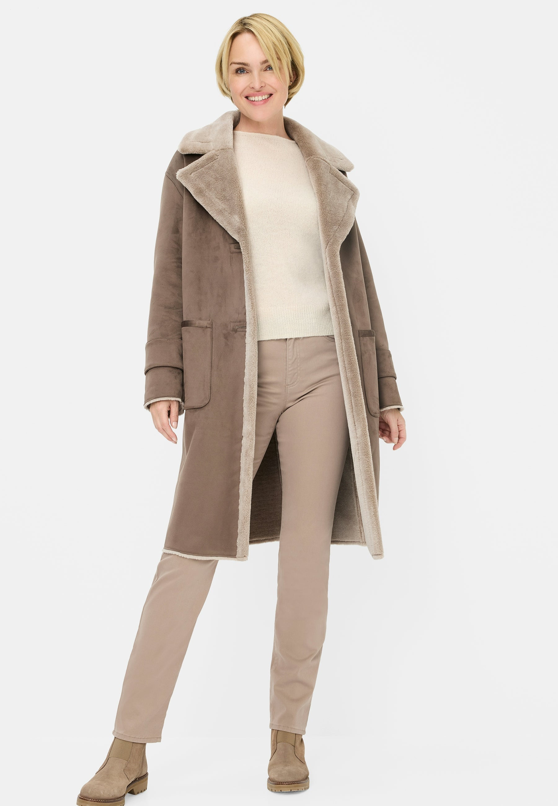 Kurzmantel - Webpelz