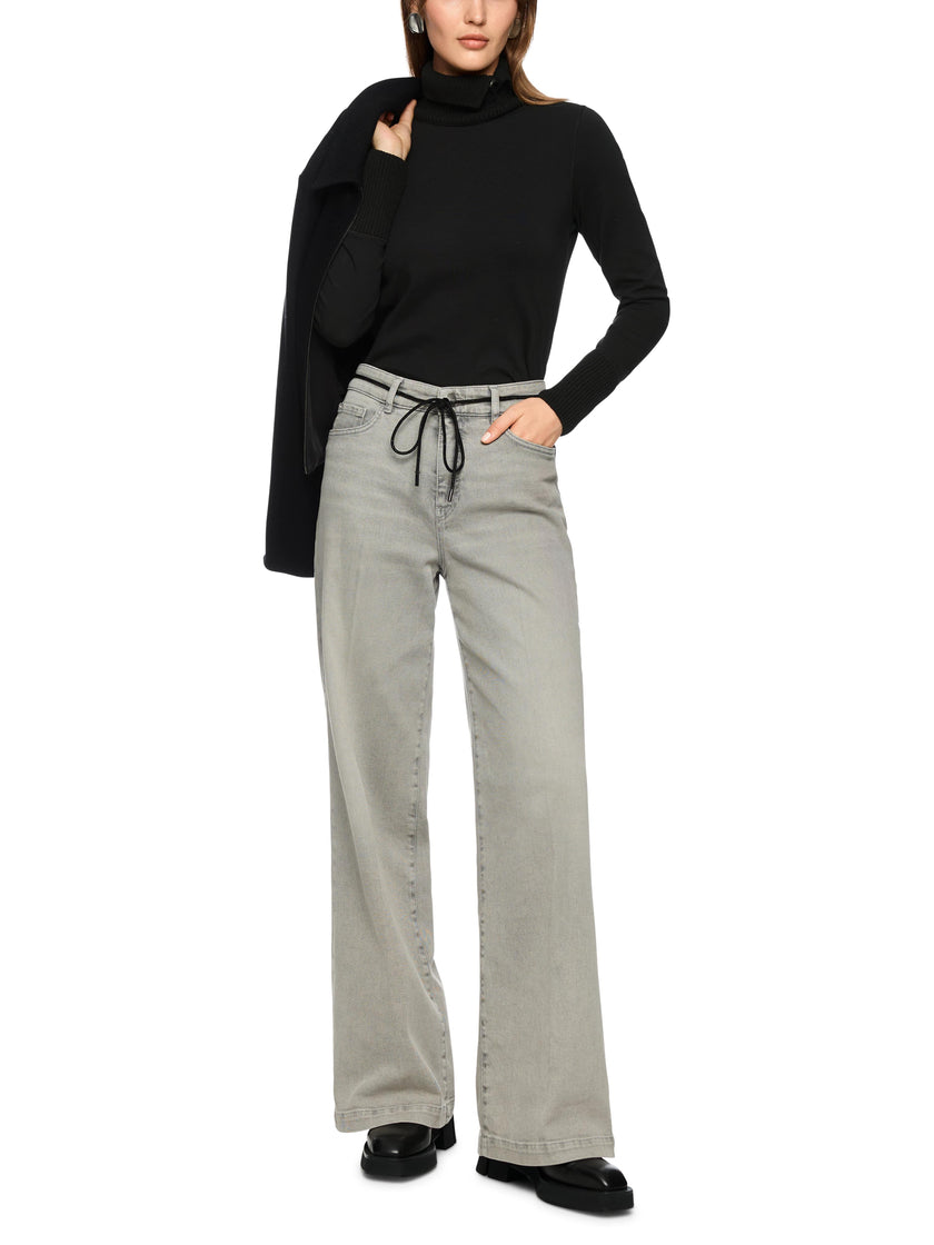 Longsleeve  - Strickkragen