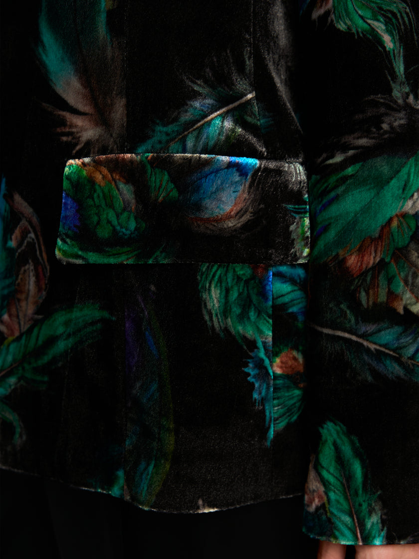 Samtblazer - Federnprint