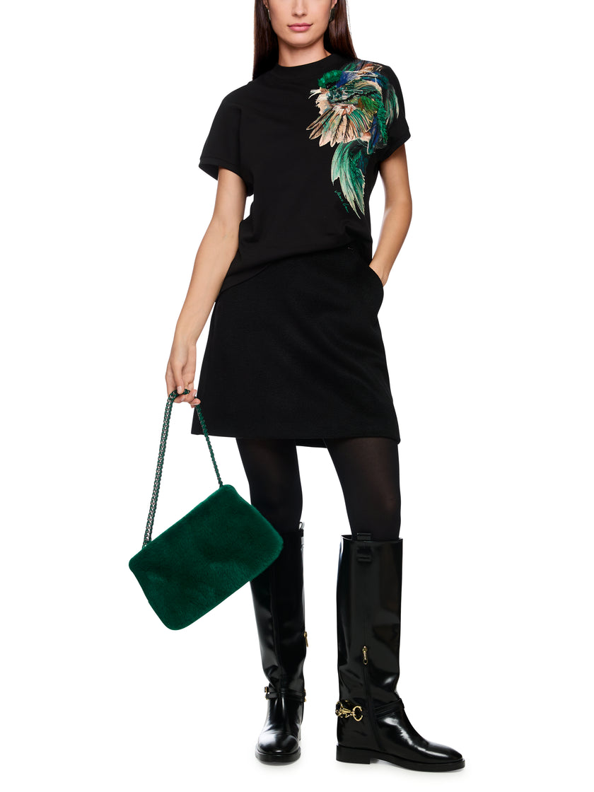 T-Shirt -  Federn-Print