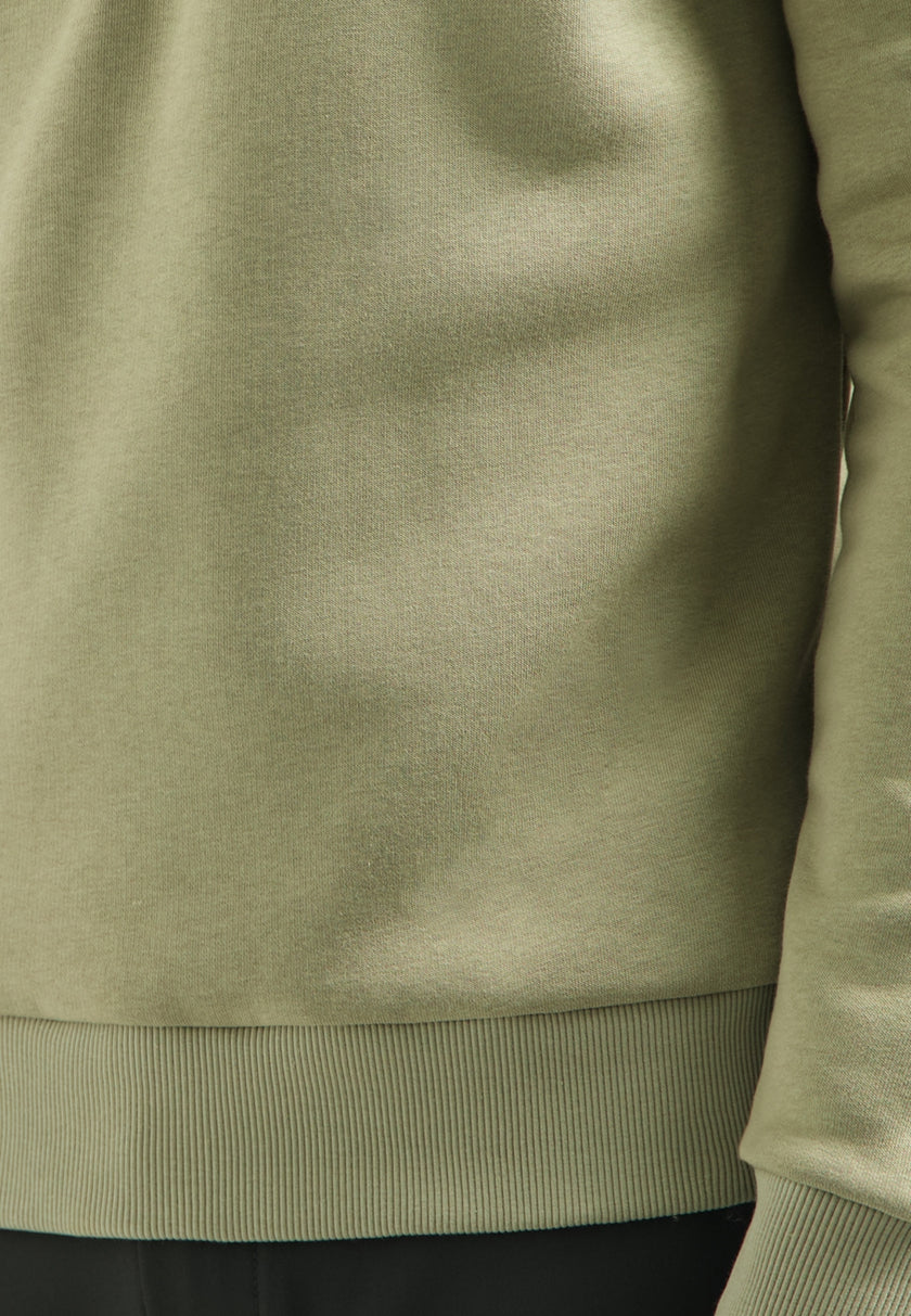 Sweatshirt - Stehkragen