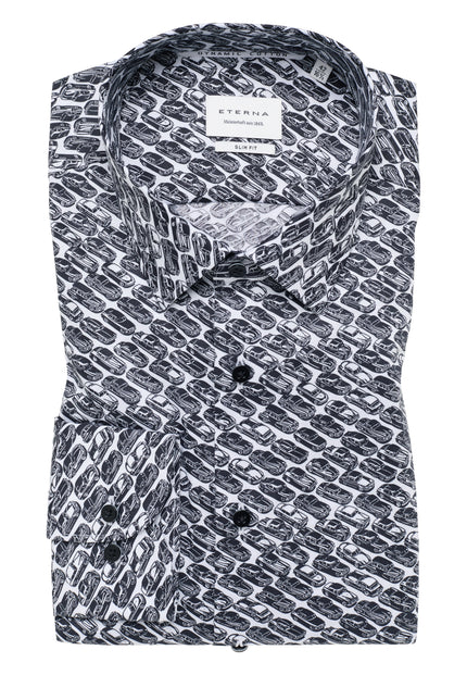 Langarmhemd - Slim Fit