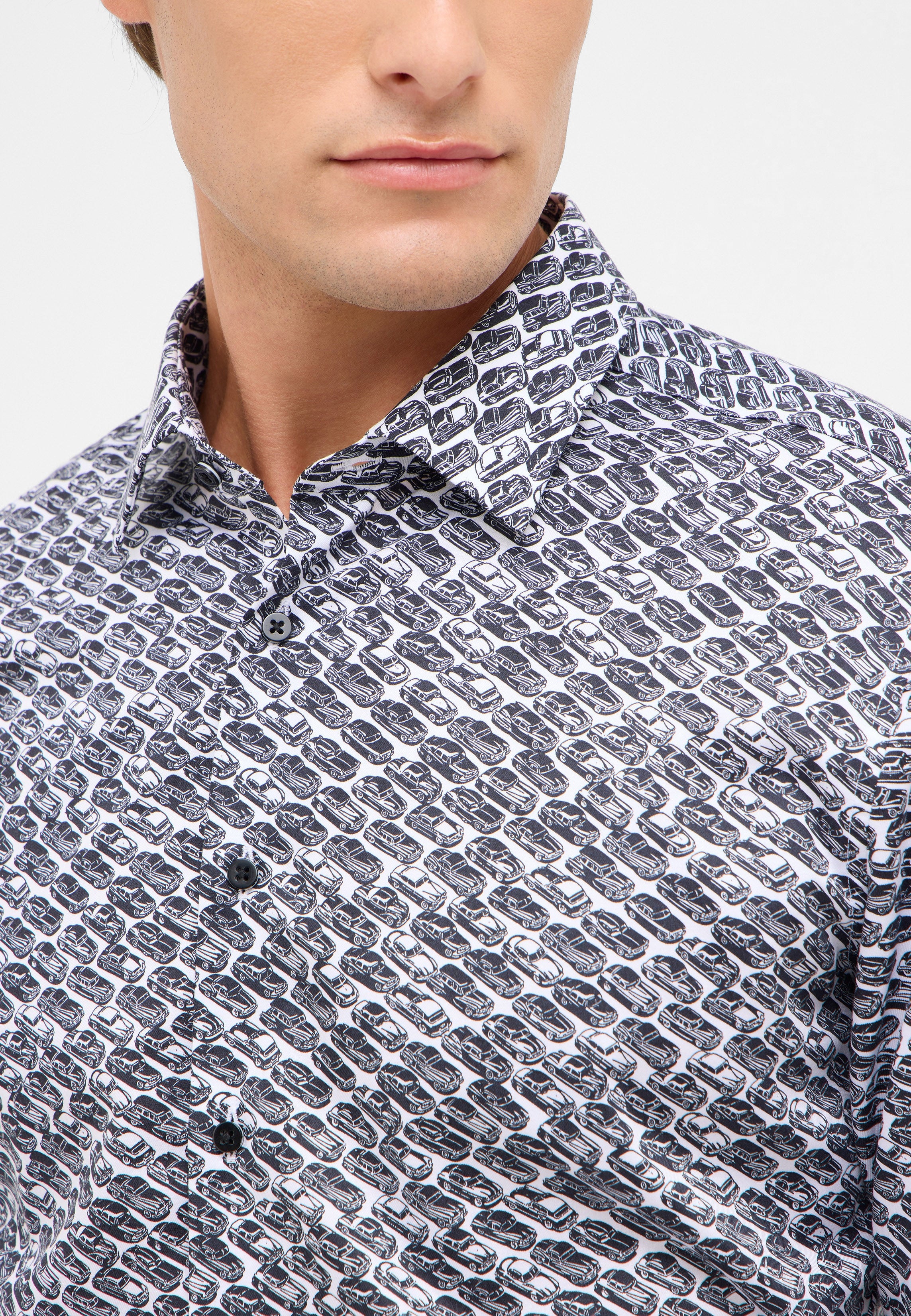 Langarmhemd - Slim Fit