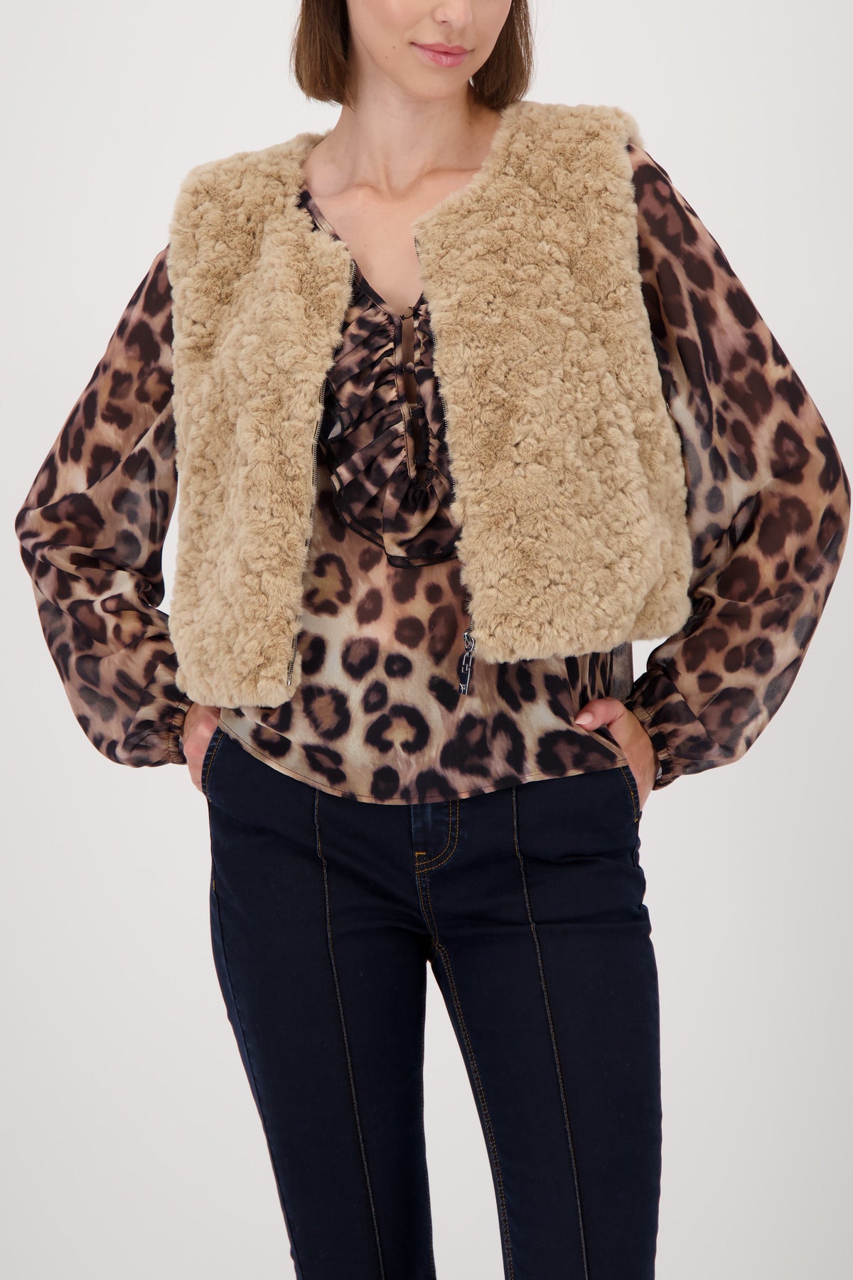 Weste - Teddyplüsch