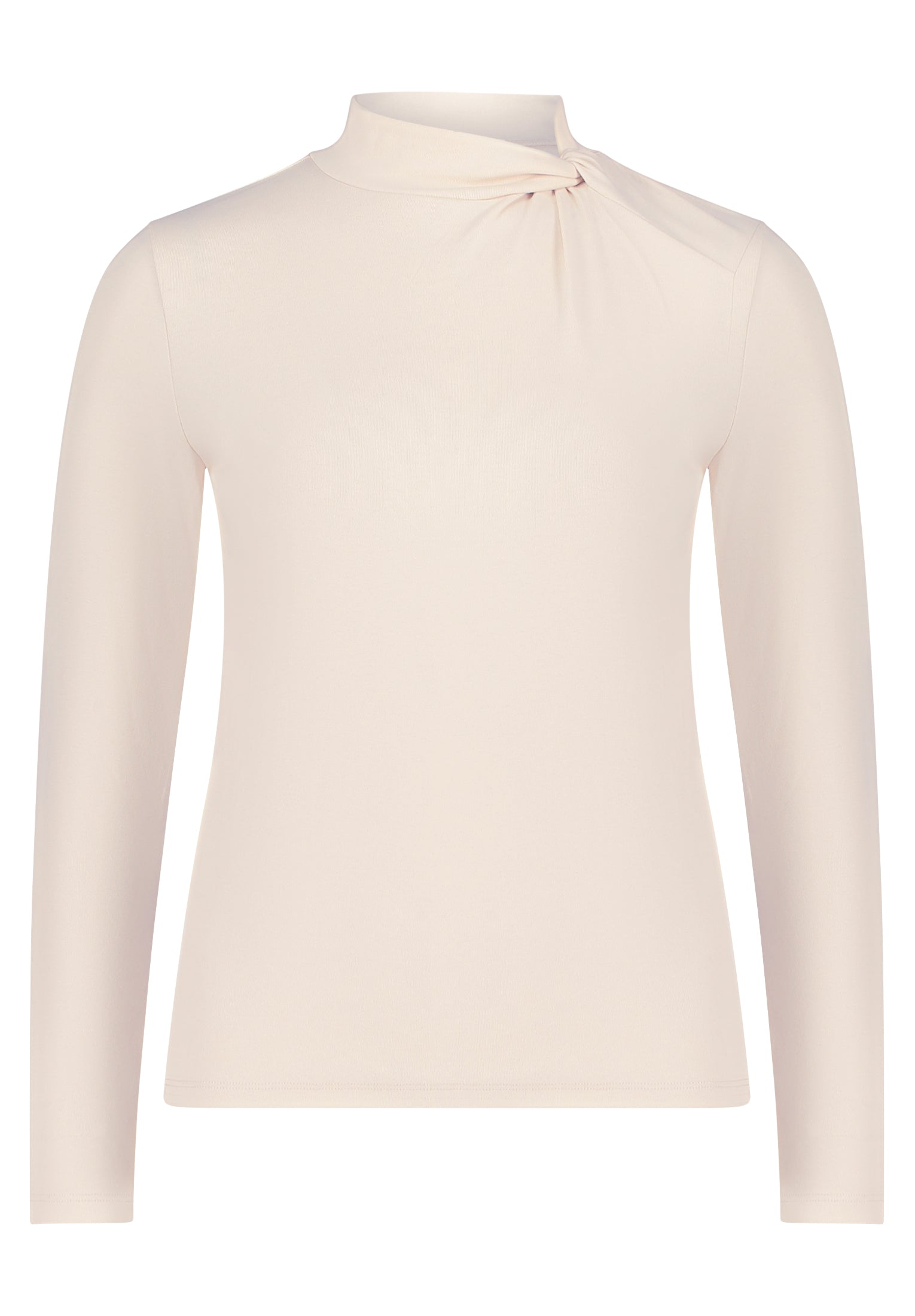 Langarmshirt - Stehkragen