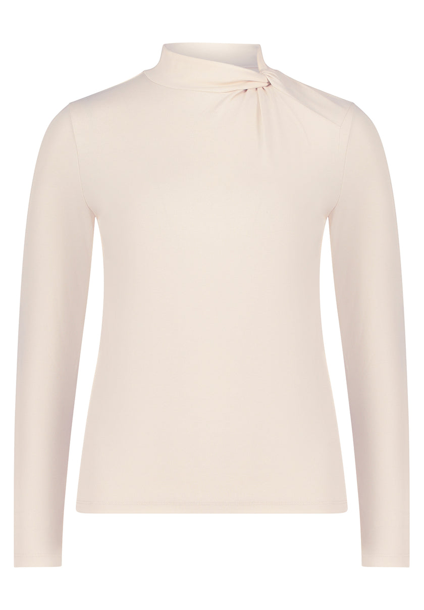 Langarmshirt - Stehkragen