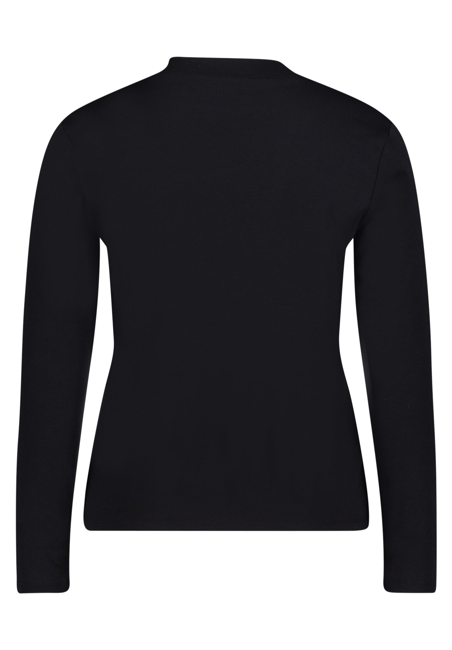 Langarmshirt - Stehkragen