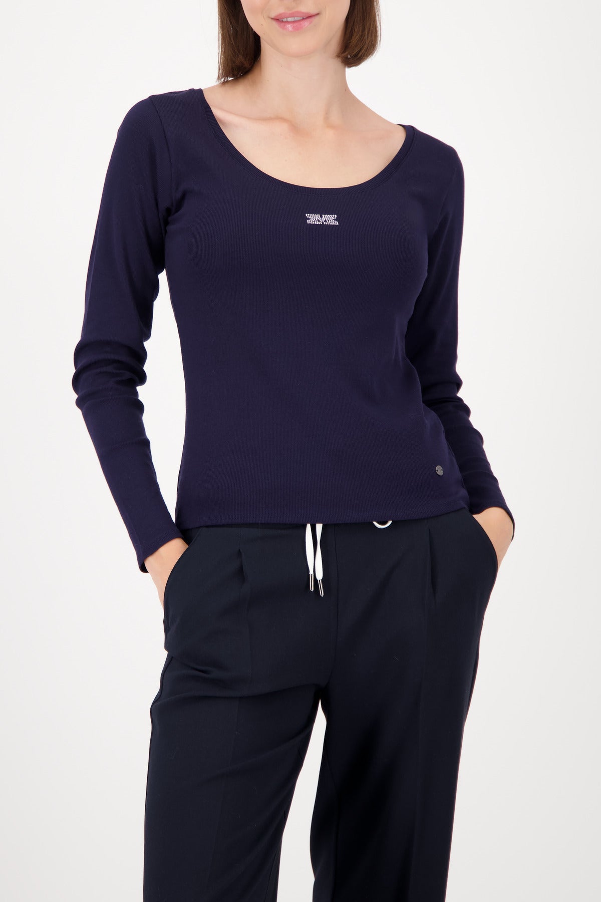 Langarmshirt - Rundhals