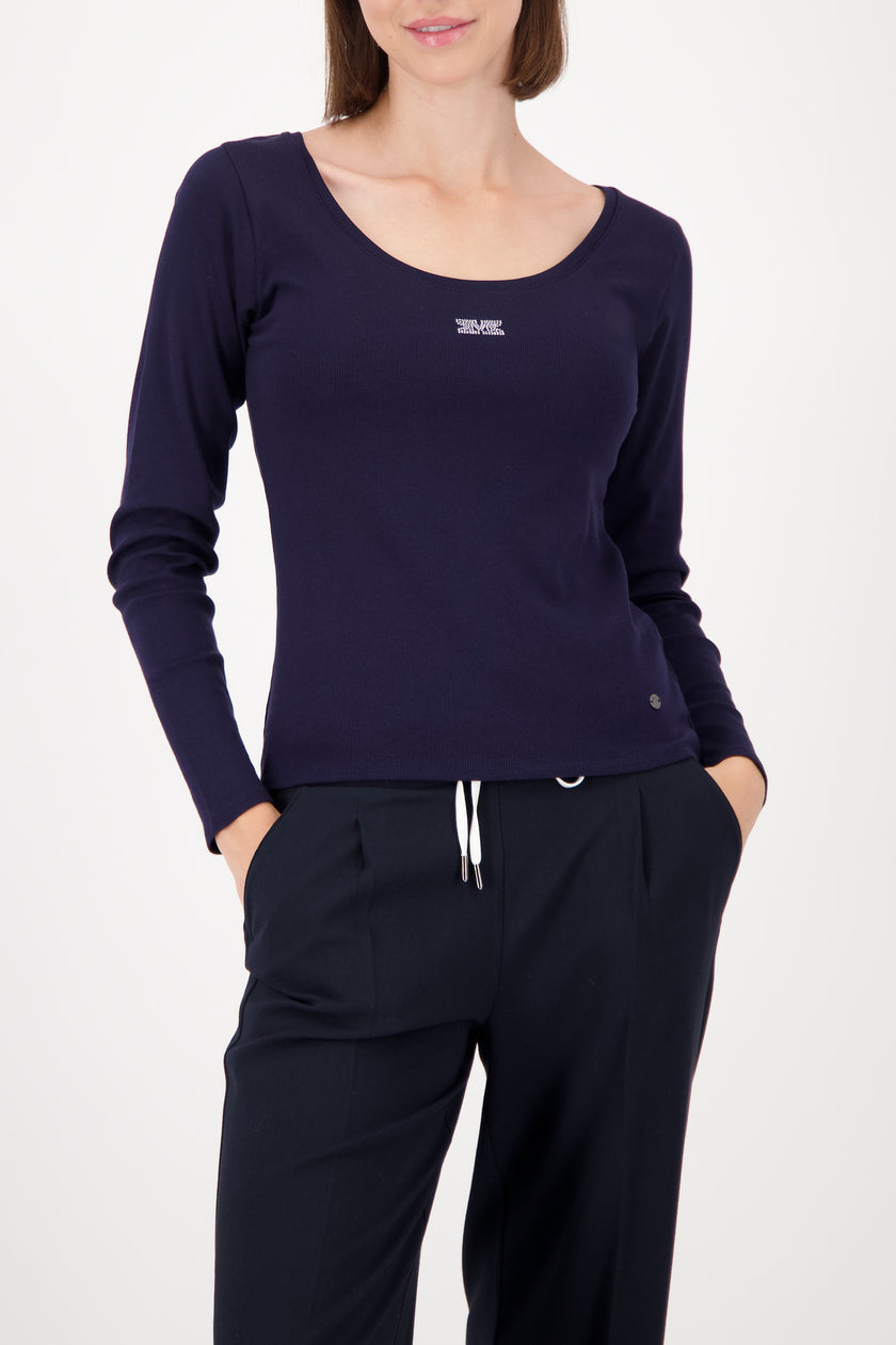 Langarmshirt - Rundhals