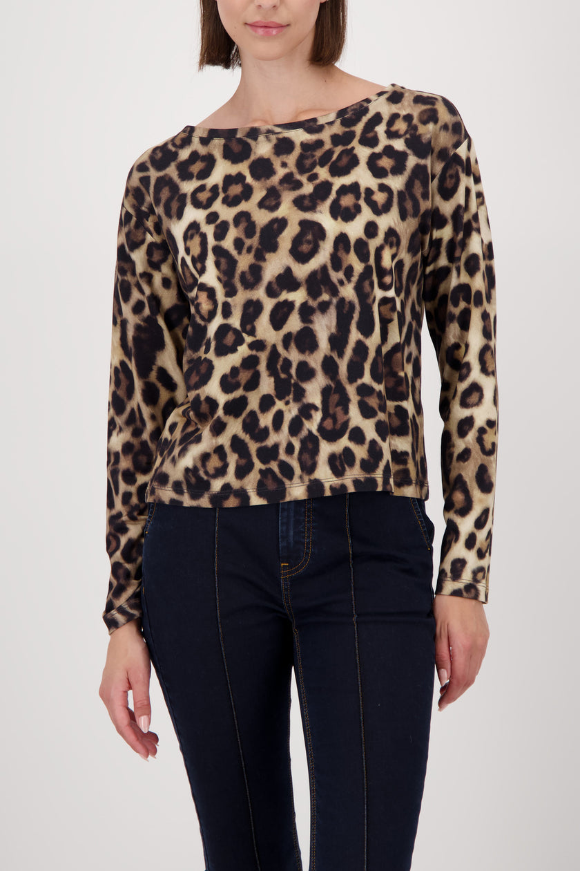 Langarmshirt - Animalprint