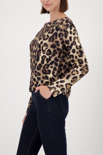 Langarmshirt - Animalprint