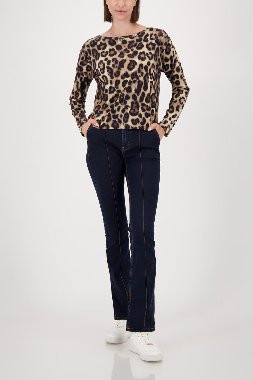 Langarmshirt - Animalprint