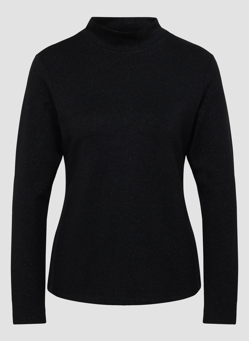 Langarmshirt - Zebra Noir