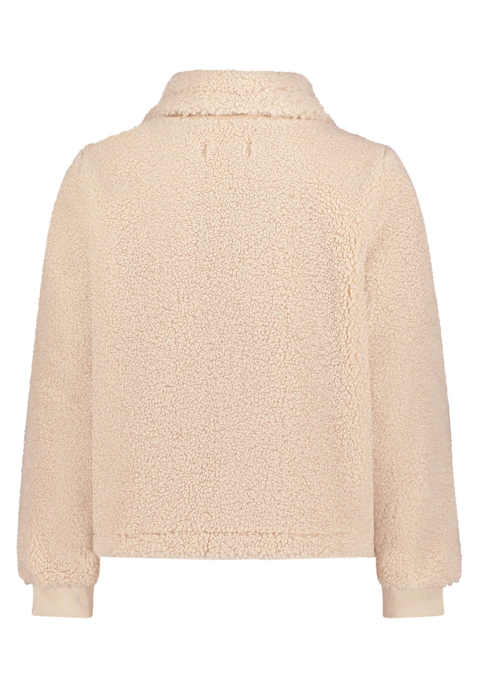 Plüschjacke - Stehkragen