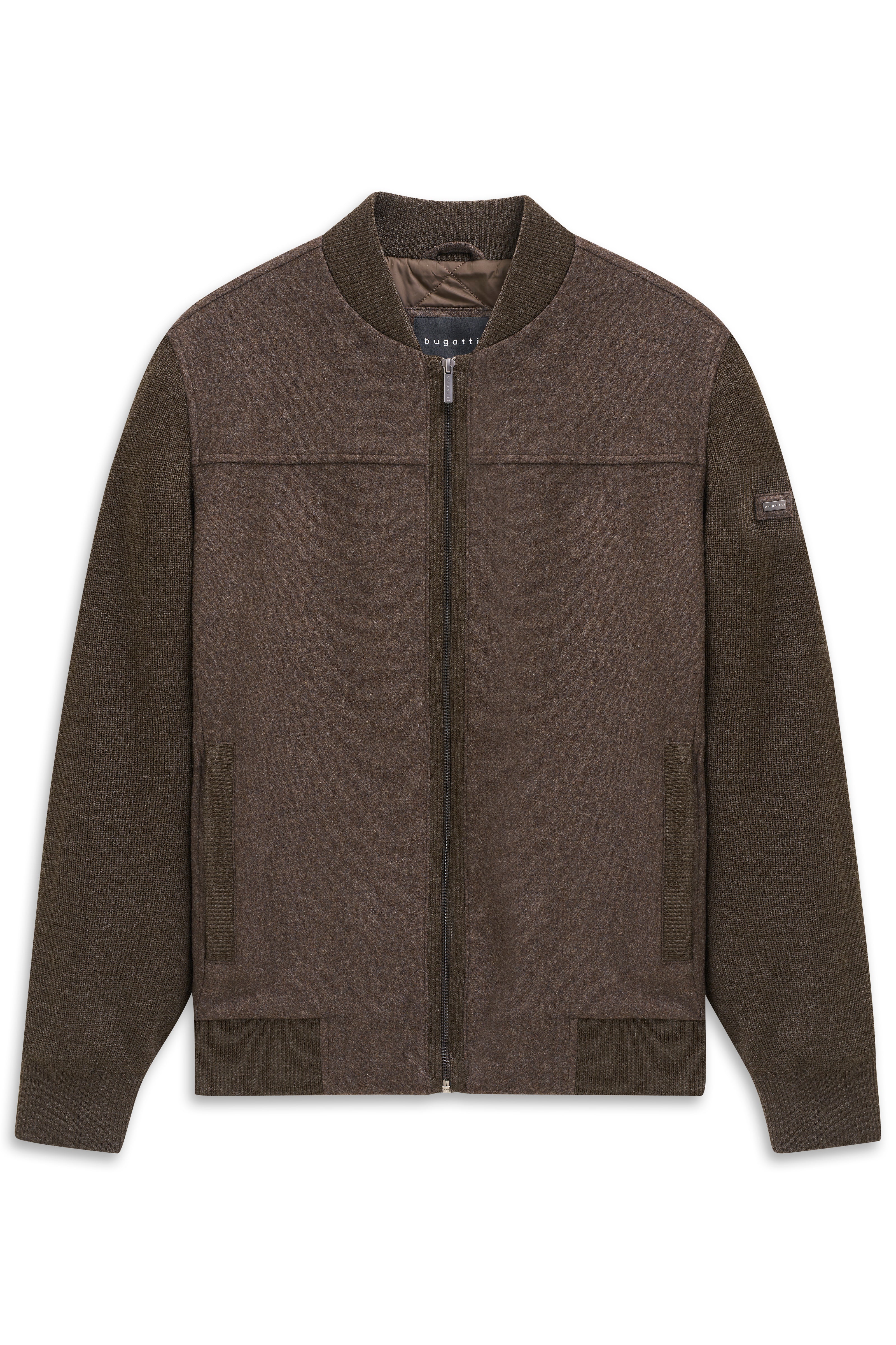 Strickjacke - Collegekragen