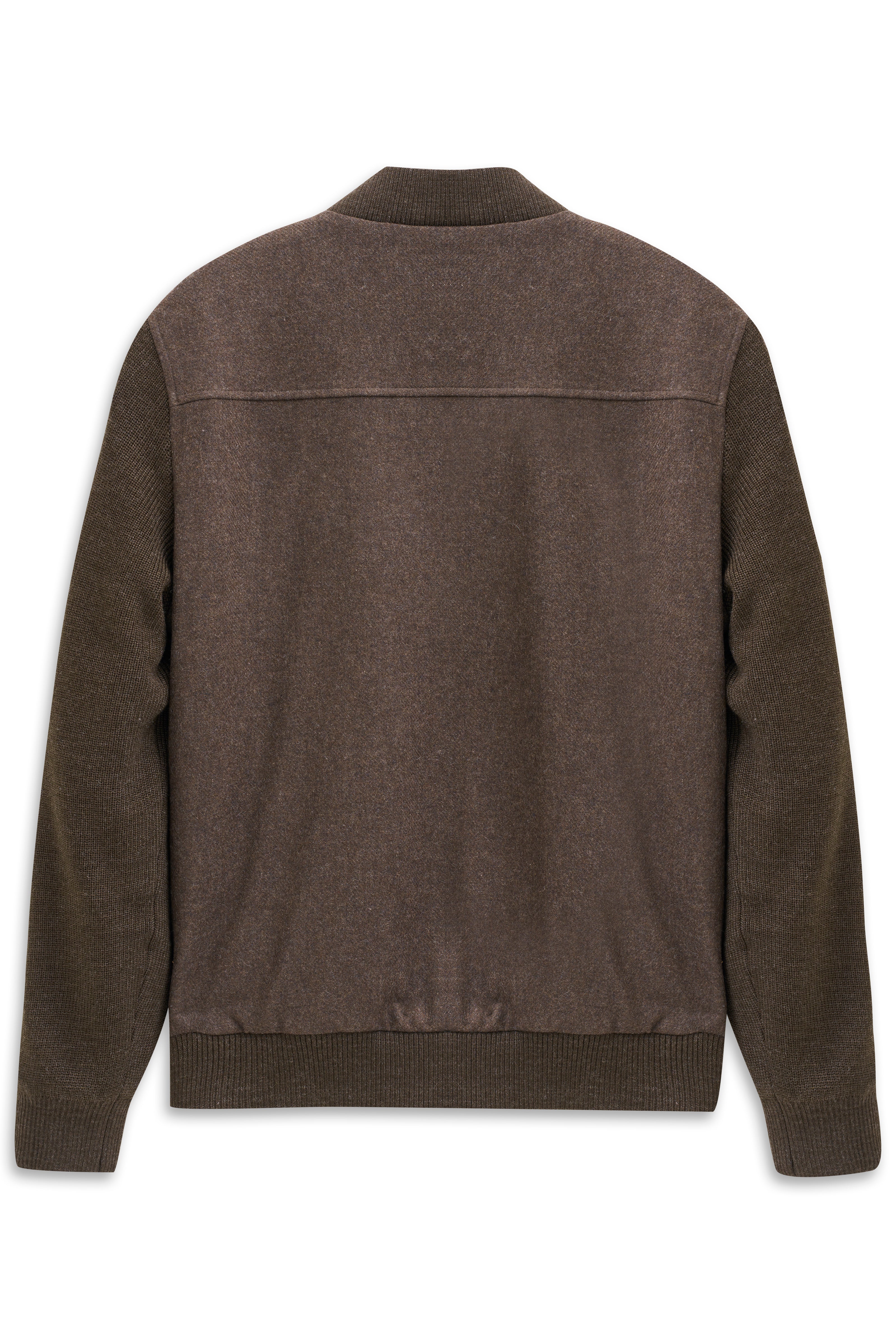 Strickjacke - Collegekragen