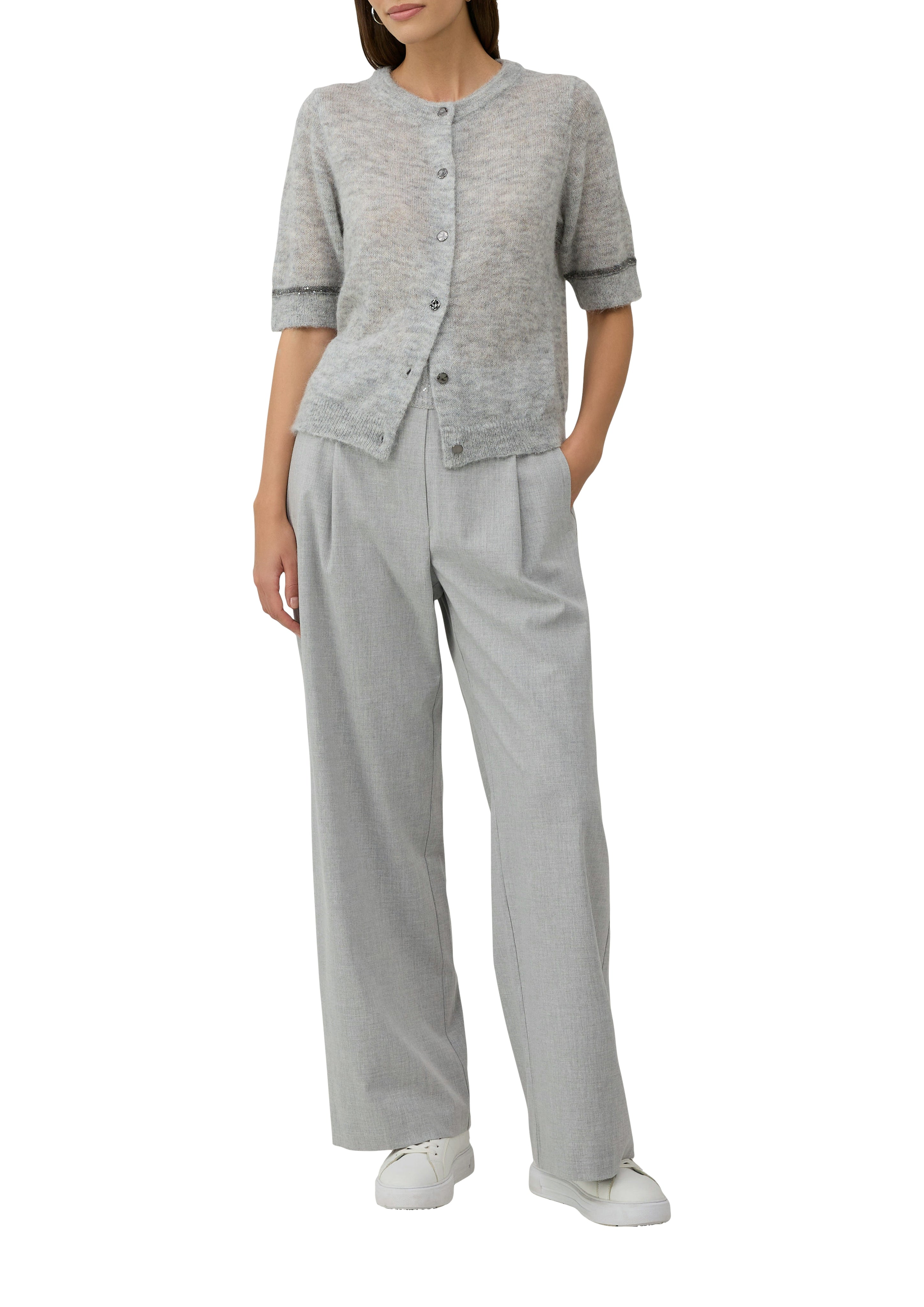 Strickjacke - Wollmix