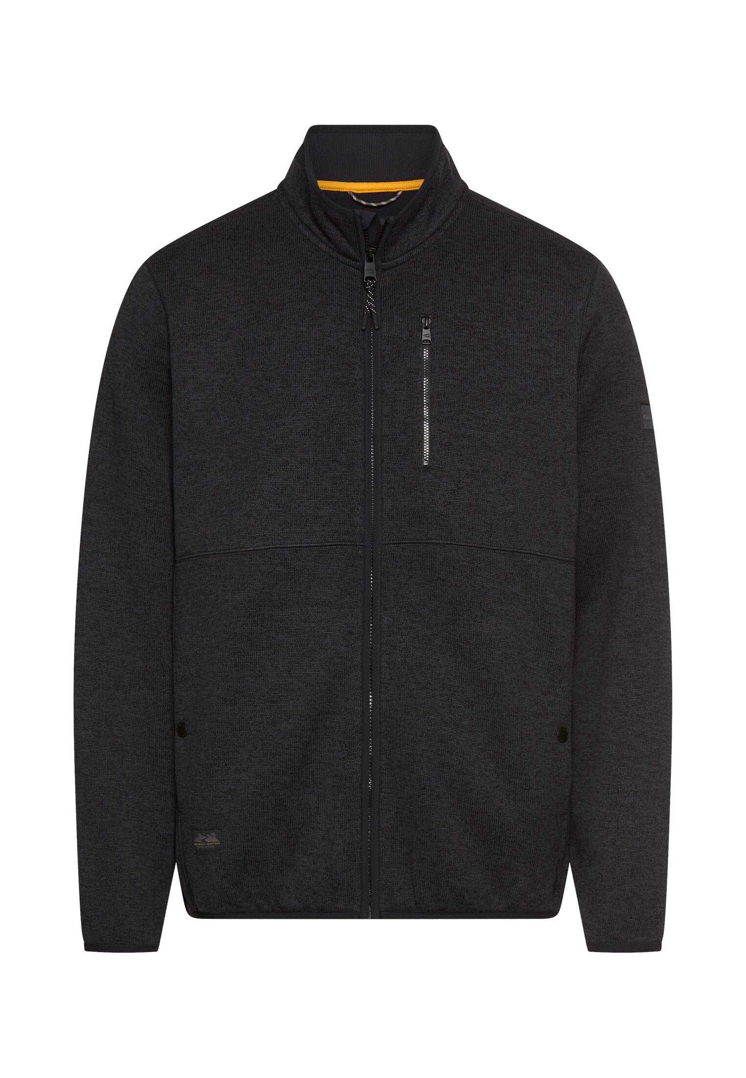 Strickjacke - Stehkragen